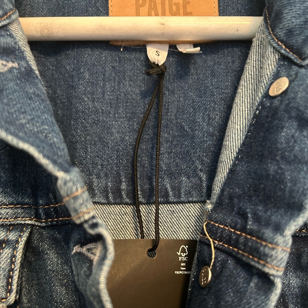 PAIGE Rowan Jean Jacket. Brand New - Picture 5 of 8